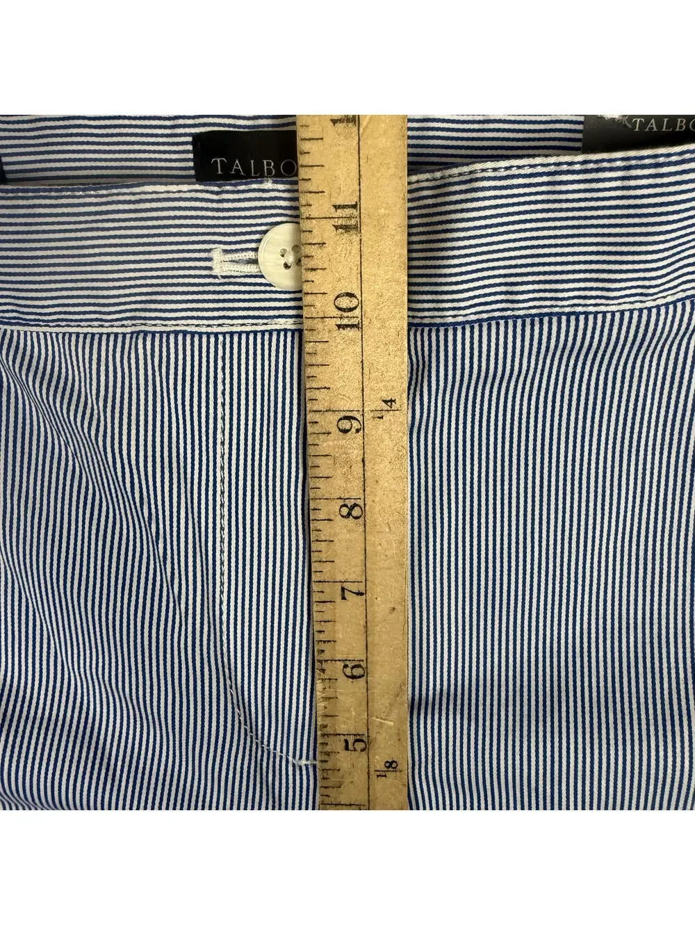Brand New Talbots Women's Size 16P Blue Cotton Stretch Chino Pants Trousers - Picture 6 of 10
